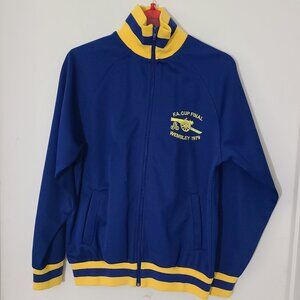 ARSENAL THROWBACK RETRO FA CUP FINAL 1979 SCORE DRAW TRACK JACKET SIZE SMALL